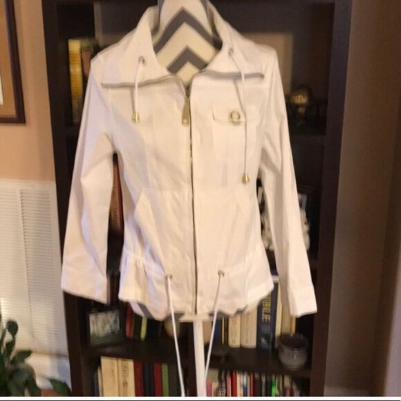 LAL Live A Little White Jacket MEDIUM - Picture 2 of 7